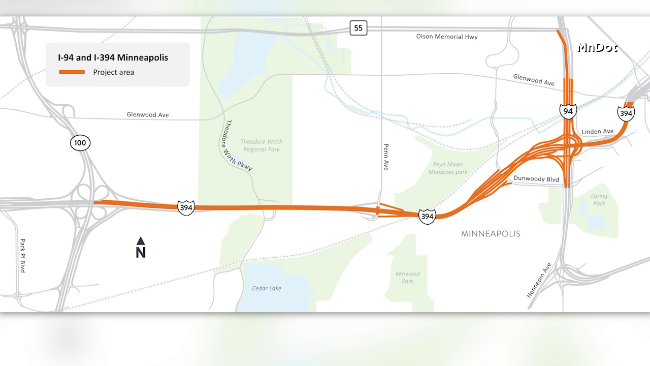 Eastbound I-394 in Minneapolis closing all weekend for highway repairs — KSTP 5, Savage Business news