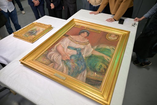 DNA and vehicle-tracking help French investigators recover stolen Renoirs and make arrests — KSTP 5