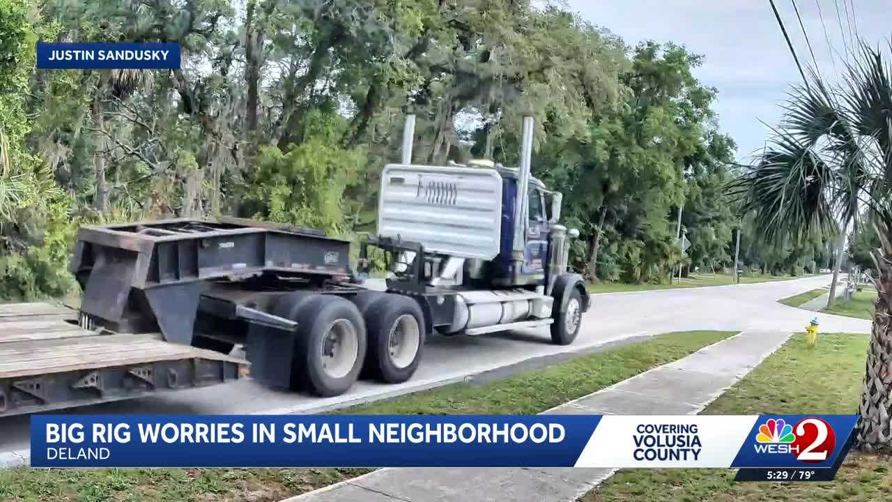 DeLand-area neighbors raise concerns about truck traffic on Marsh Road — WESH 2 Orlando, Savage Real Estate news