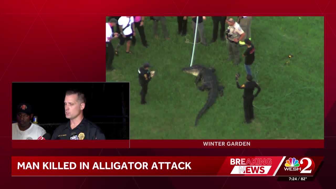 Alligator attacks, kills man who was fishing in Winter Garden, police say — WESH 2 Orlando, Savage Community news