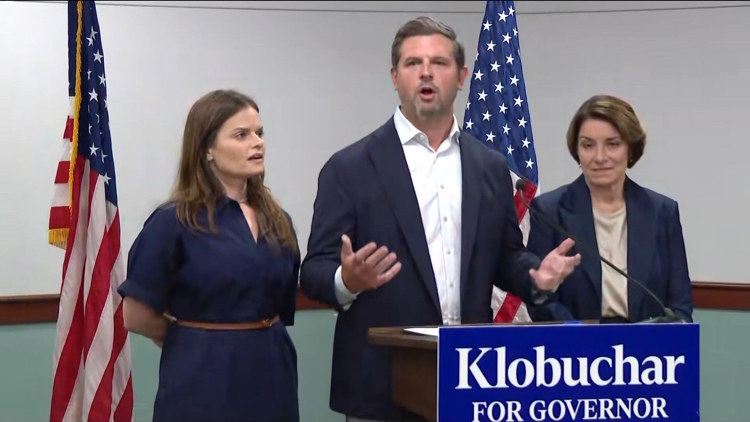 Parents of Harper Moyski backing Amy Klobuchar for governor — KARE 11 Local, Savage Community news